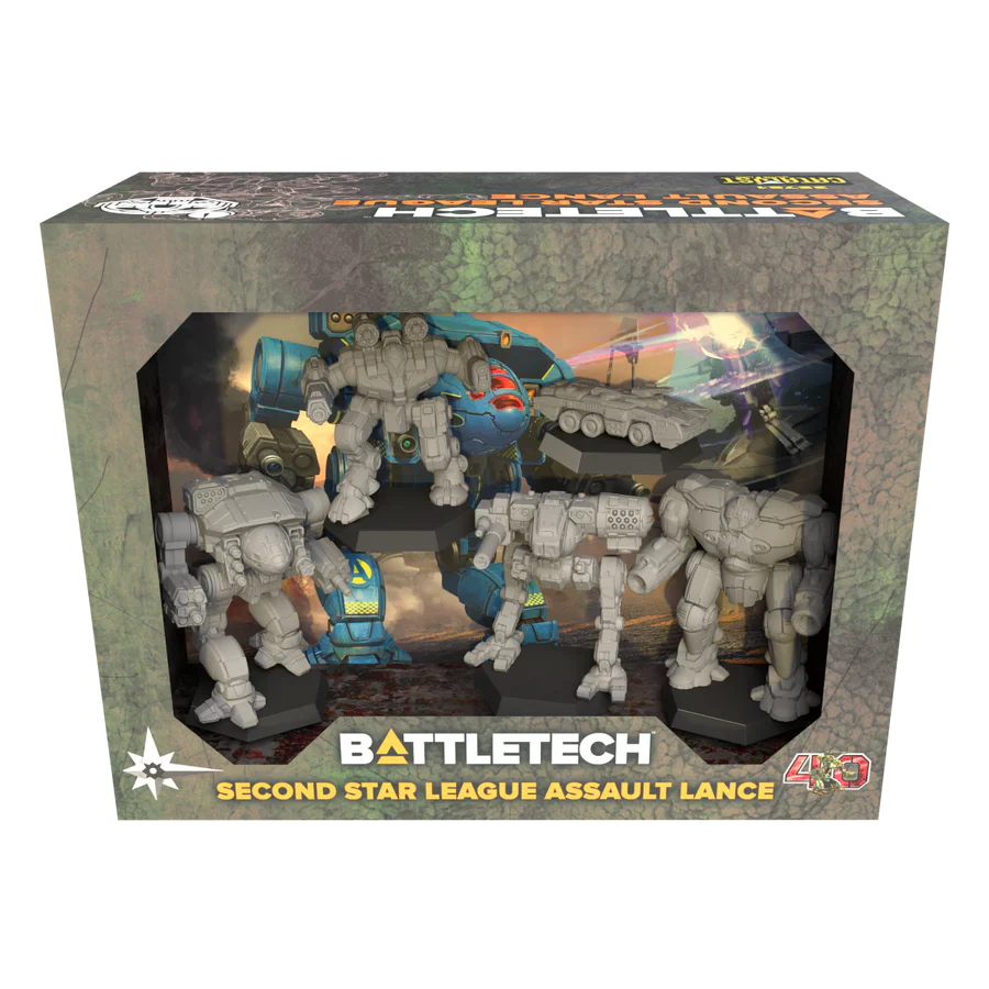 BATTLETECH SECOND STAR LEAGUE ASSAULT LANCE FORCEPACK