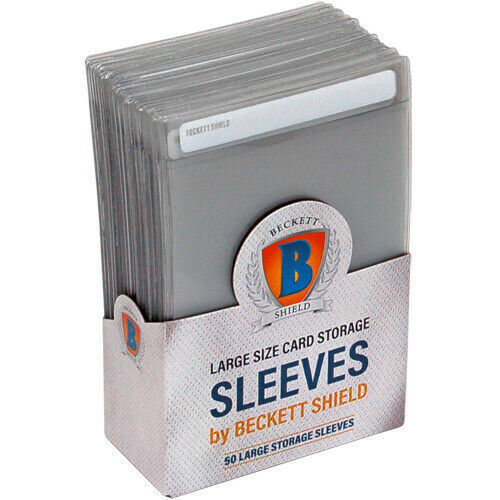 BECKETT SHIELD SLEEVES SEMI-RIGID THICK 50CT