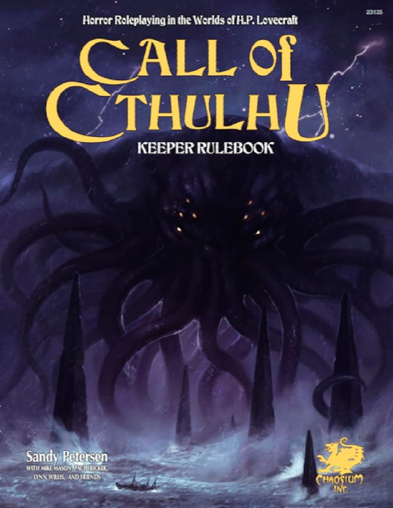 CALL OF CTHULHU 7TH EDITION KEEPER RULEBOOK HC