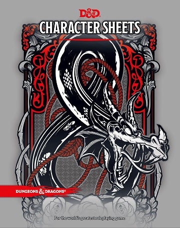 DND RPG CHARACTER SHEETS - 5E (OLD)