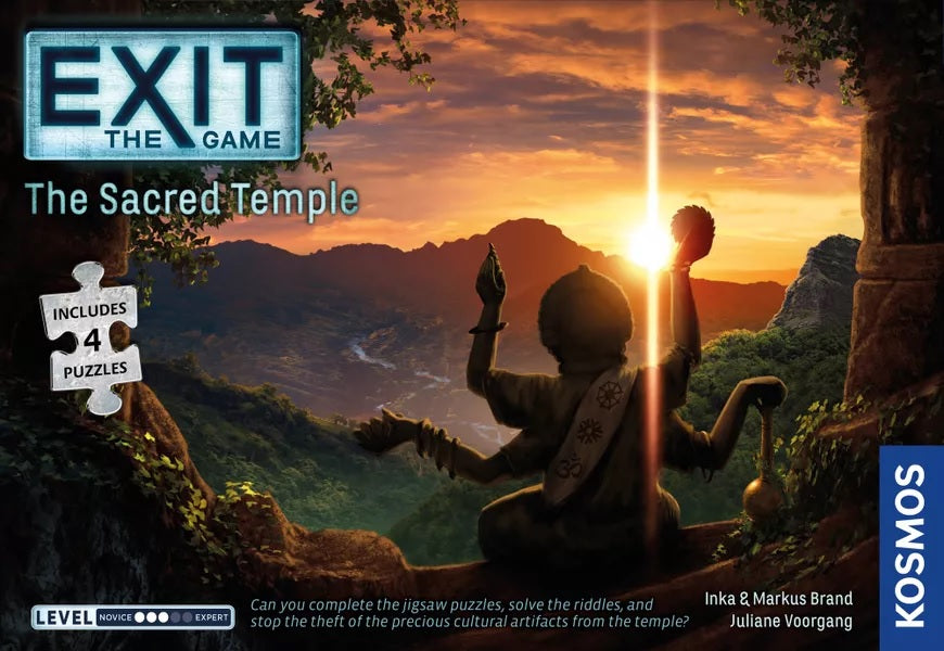 EXIT: THE SACRED TEMPLE (WITH PUZZLE)
