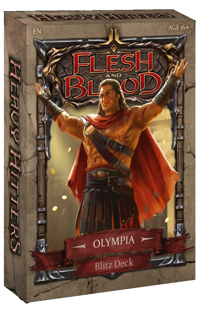 FLESH AND BLOOD HEAVY HITTERS BLITZ DECKS : OLYMPIA