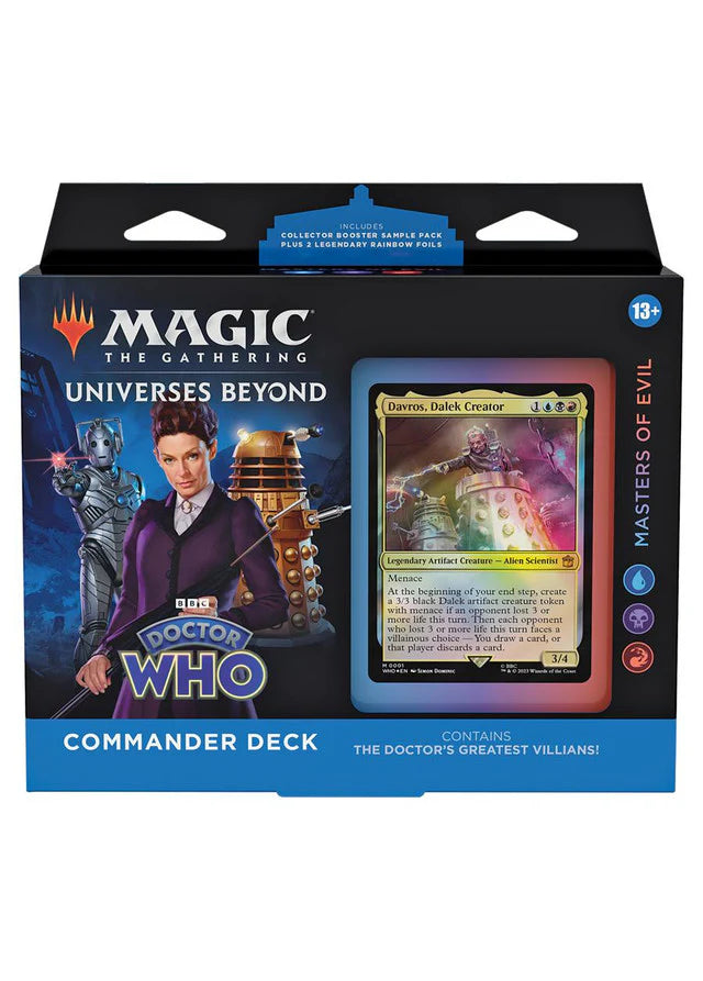 MTG DR WHO COMMANDER : MASTERS OF EVIL