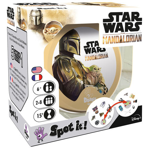 SPOT IT! / DOBBLE : THE MANDALORIAN (BOX ML)