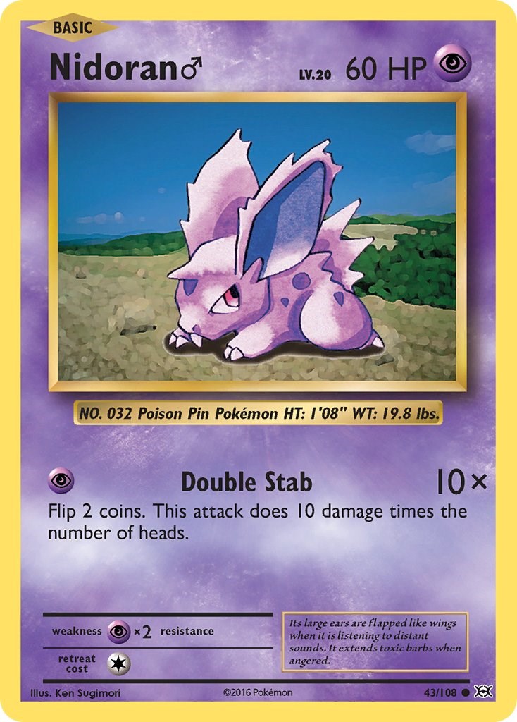 Nidoran M [EVO - 43/108]