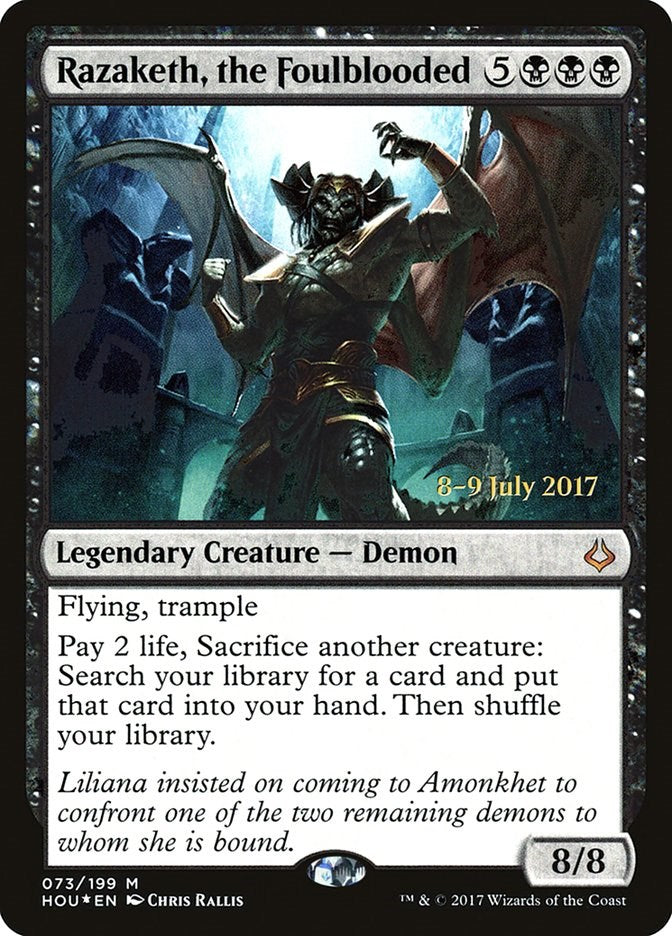 Razaketh, the Foulblooded [PRE - 73]