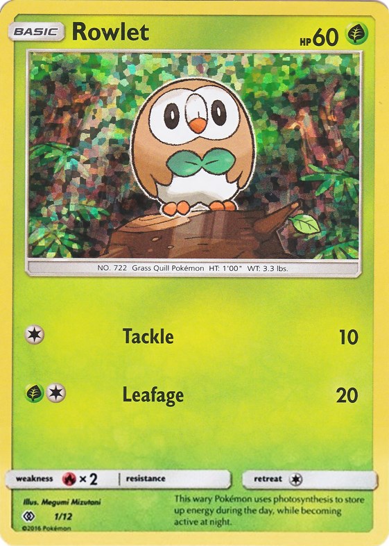 Rowlet - 1/12 [MCD17 - 001/012]