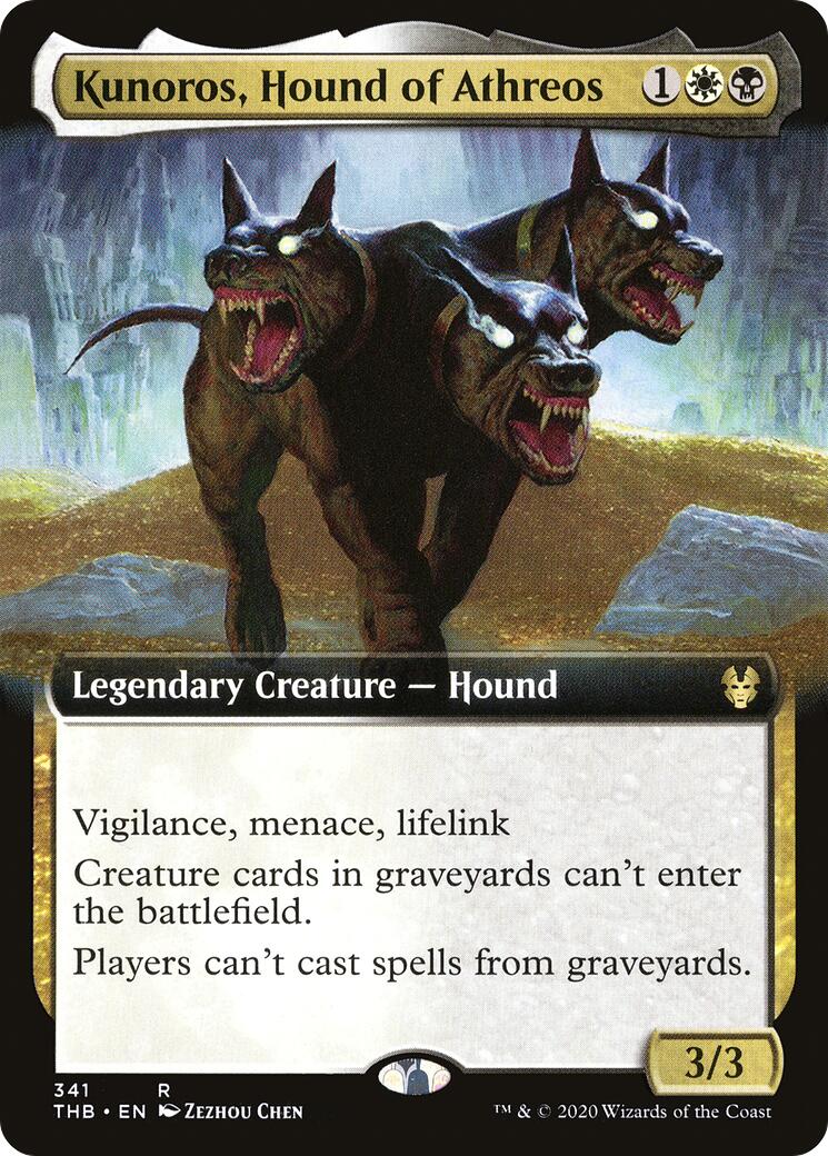 Kunoros, Hound of Athreos (Extended Art) [THB - 341]