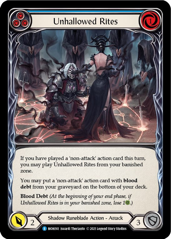 Unhallowed Rites (Blue) [MON - MON161]