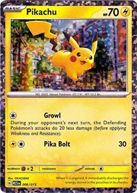 Pikachu - 006/015 (Holofoil)