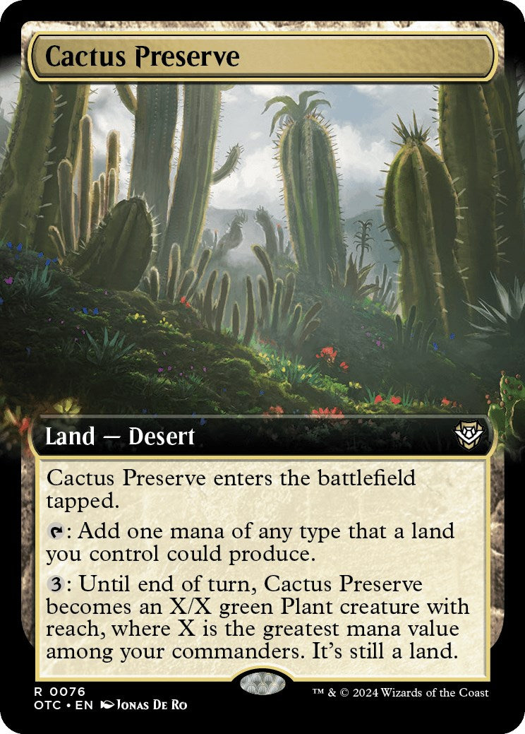 Cactus Preserve (Extended Art) [OTC - 76]
