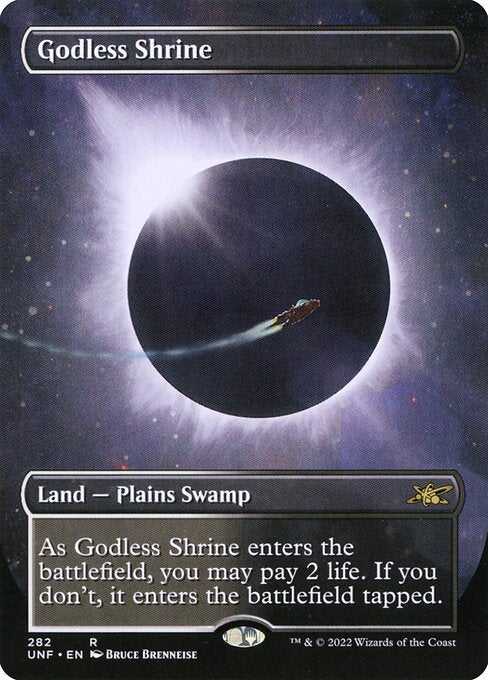 Godless Shrine (282) - BORDERLESS - FULL ART (Foil) - NM