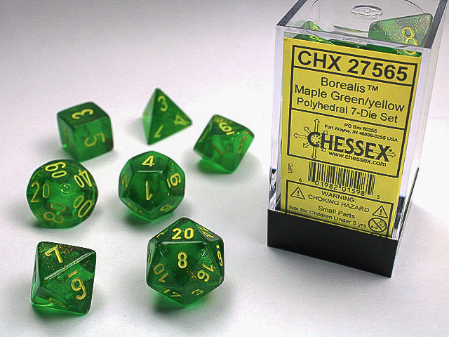 BOREALIS 7 DIE SET MAPLE GREEN/YELLOW