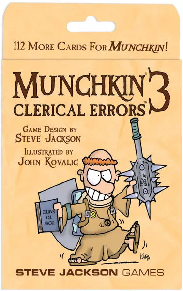 MUNCHKIN 3 CLERICAL ERRORS