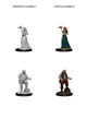 PF UNPAINTED MINIS WV3 MERCHANTS/SERVING GIRLS