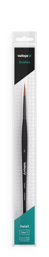 VALLEJO ROUND #2 SYNTHETIC HAIR : DETAIL