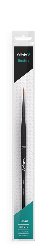 VALLEJO ROUND #2/0 SYNTHETIC HAIR : DETAIL