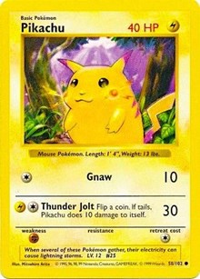 Pikachu (Red Cheeks) (Unlimited) - LP