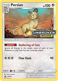 Persian - SM182 (Prerelease Promo) (Holofoil) - NM