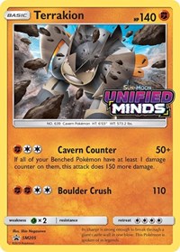 Terrakion - SM205 (Prerelease Promo) (Holofoil) - NM