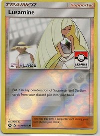 Lusamine - 153a/156 (League Challenge) [2nd Place] (Reverse Holofoil) - NM