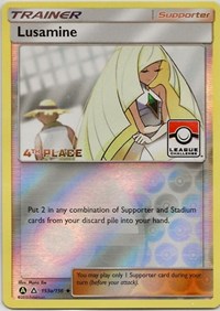 Lusamine - 153a/156 (League Challenge) [4th Place] (Reverse Holofoil) - NM