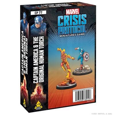 Marvel Crisis Protocol: Captain America & the Original Human Torch